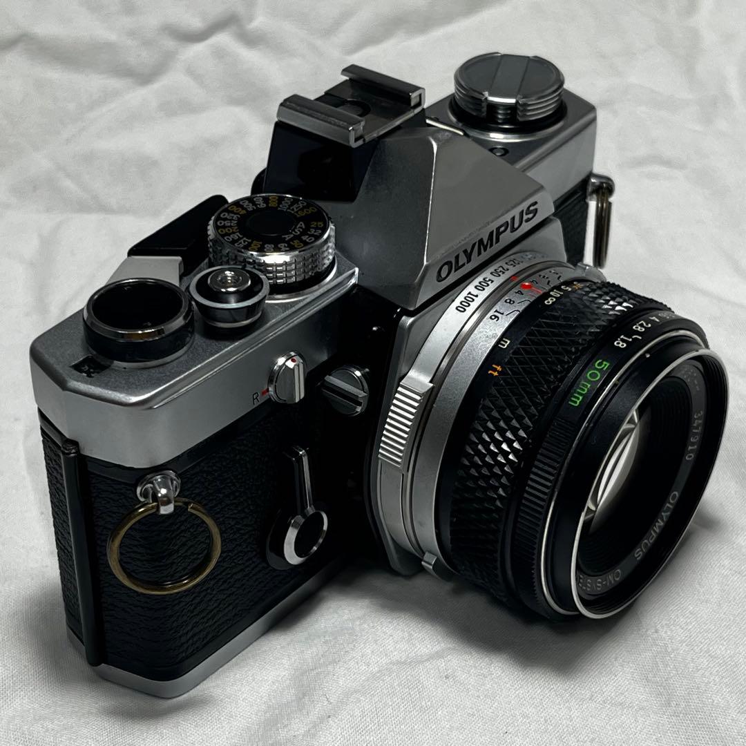 整備済 オリンパス OLYMPUS OM-1 F.ZUIKO F1.8 50mm