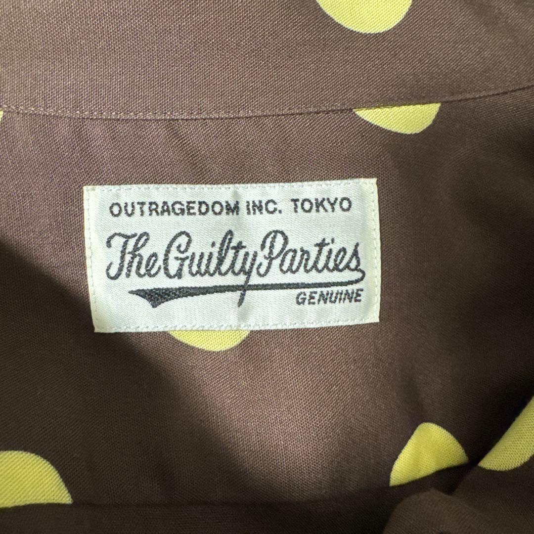 WACKOMARIA レーヨンシャツ 柄シャツ ドット柄 最終値下げ