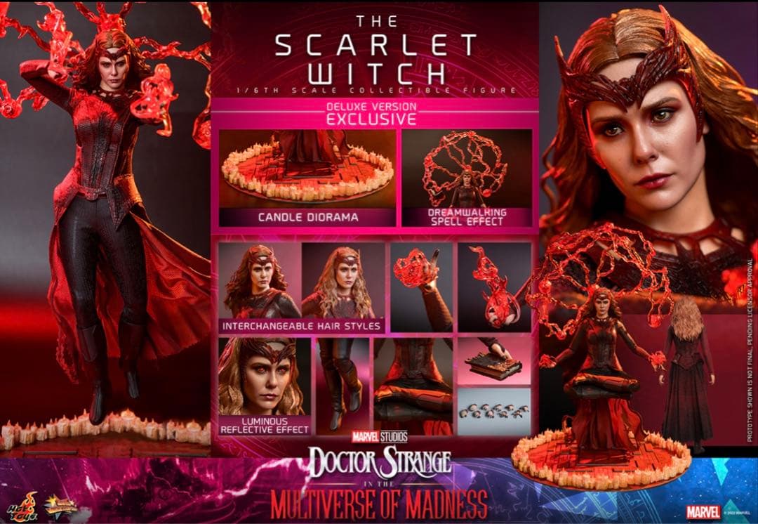 【美品】ホットトイズ スカーレットウィッチ マルチバース・オブ・マッドネス