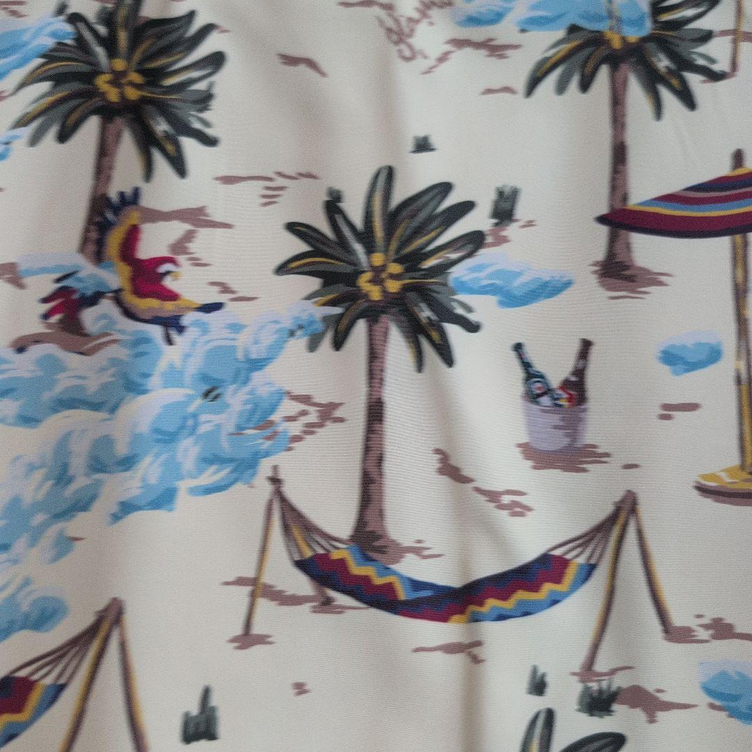 glamb 刺繍 スカジャン ギターとハイビスカス