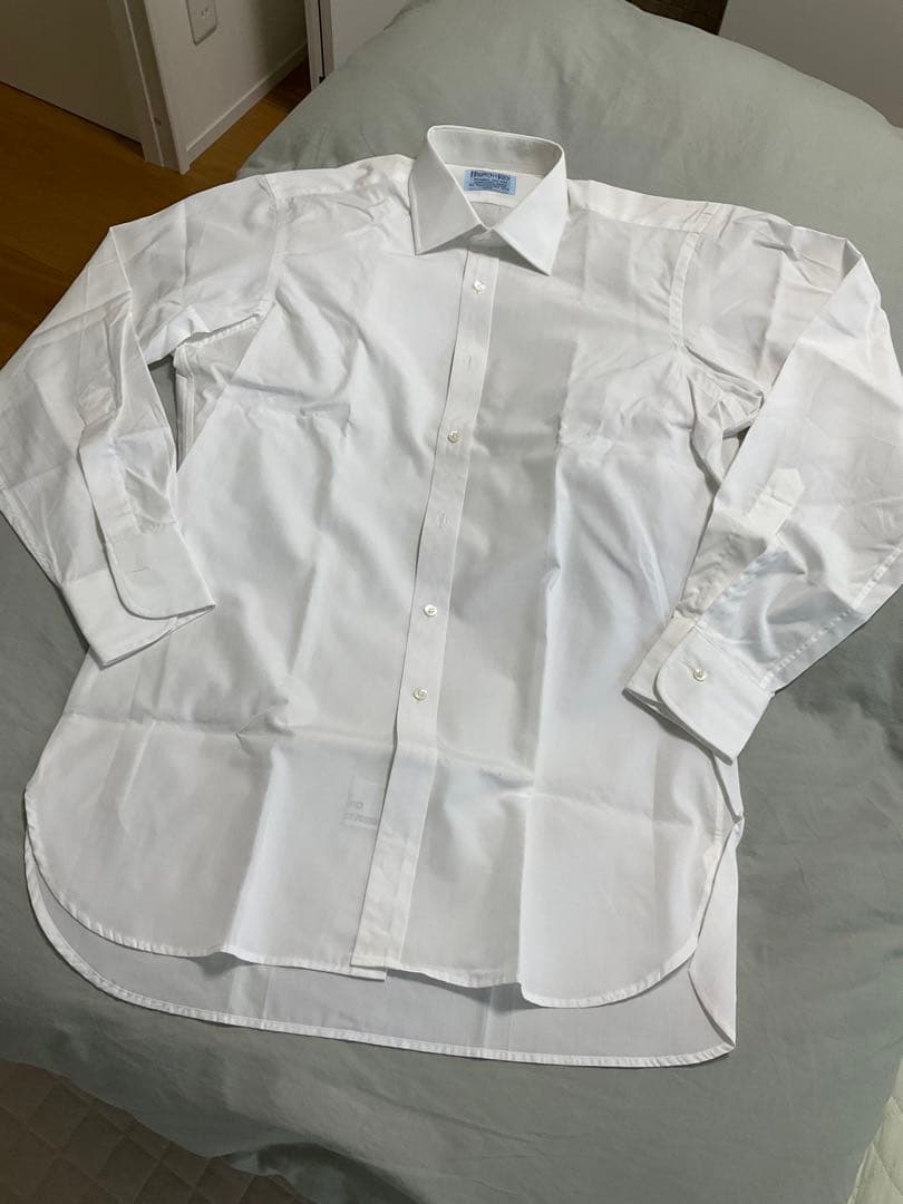 Hilditch & Key 白ドレスシャツ 15.5