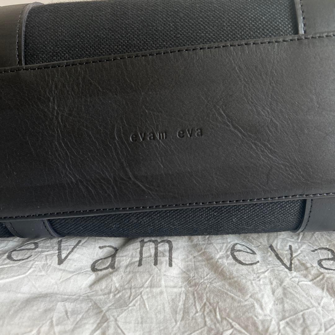 evam eva トラベルバッグ ブラック