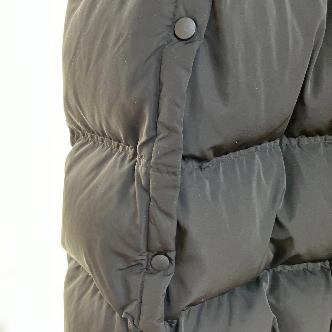 リアルファー ベルト付き ロングダウンコート