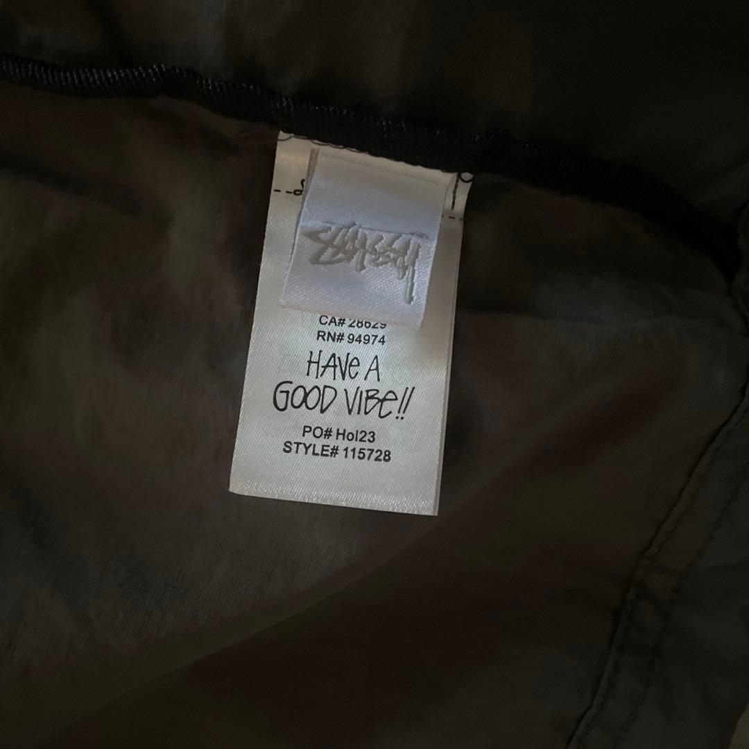 Stussy フード付きナイロンジャケット L