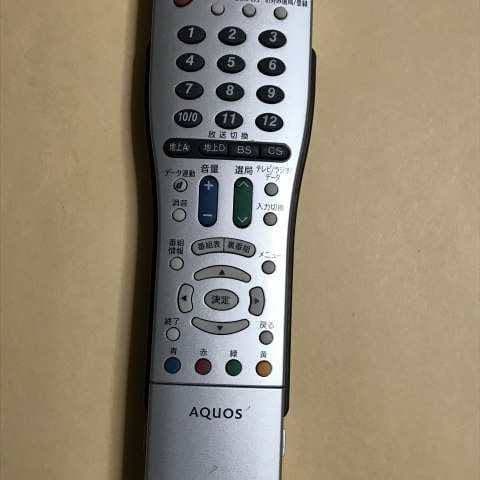 SHARP シャープ テレビリモコン