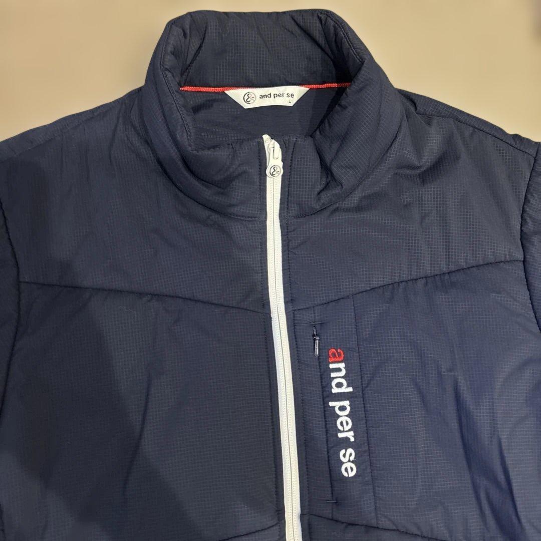 tonynuova and per se ネイビー ダウンジャケット