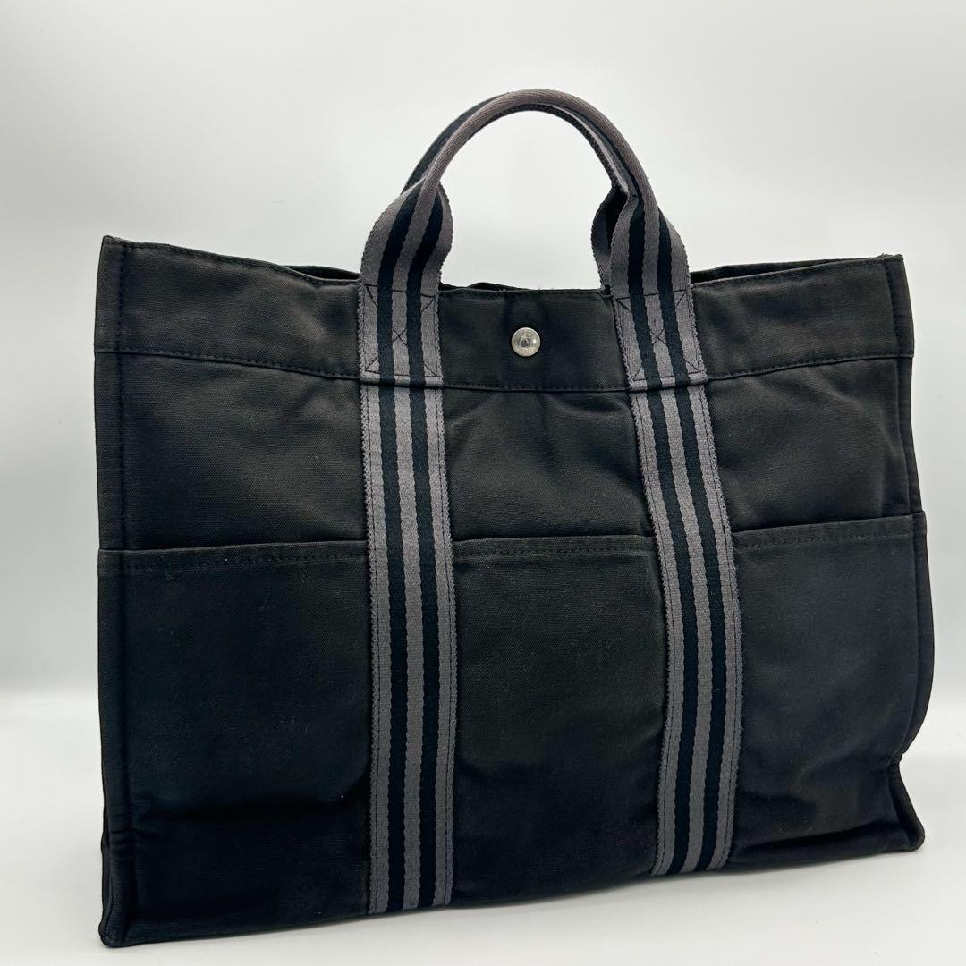 エルメス フールトゥ MM ビジネスバッグ ダークグレー　ブリーフケース