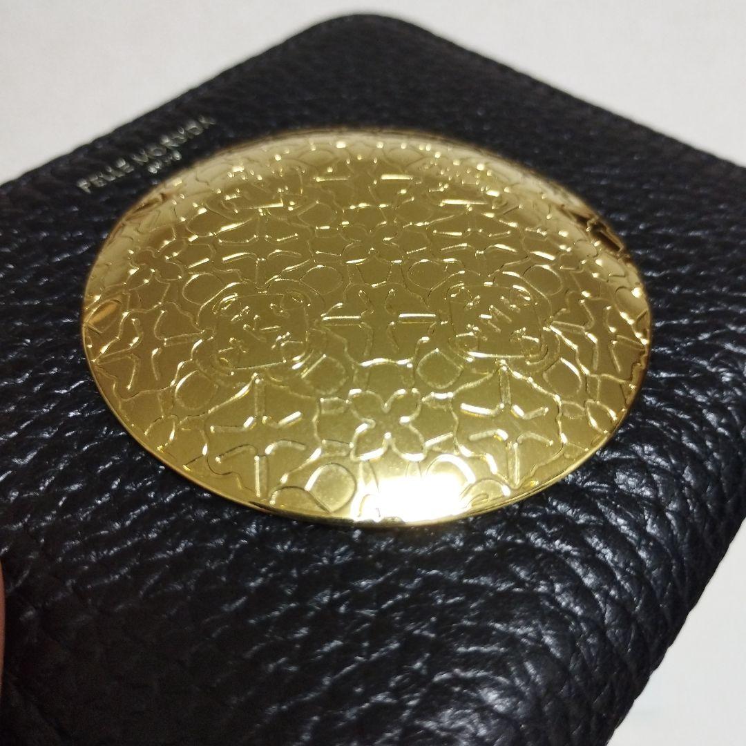 レア 未使用 日本製 PELLE MORBIDA チェーン付き コンパクト 財布