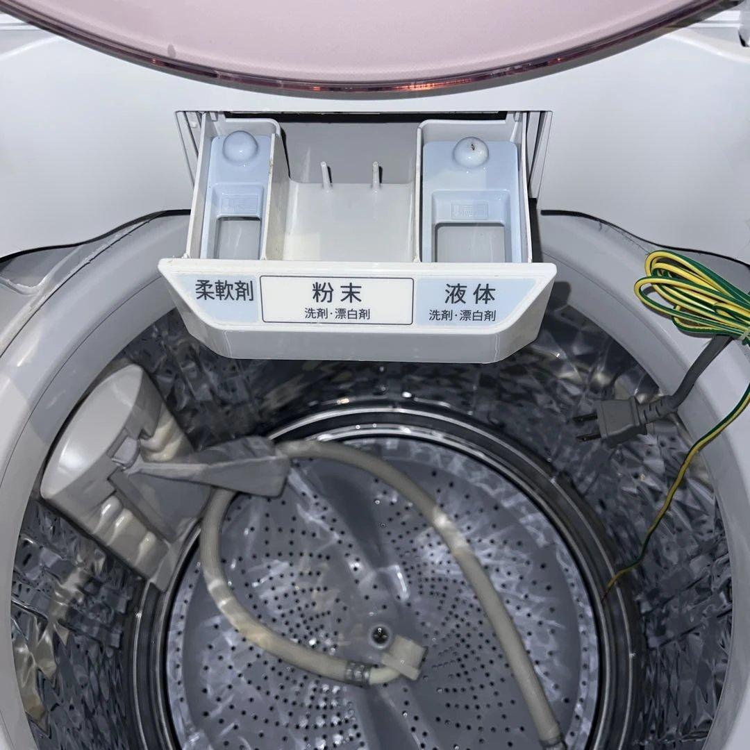 ⭐︎SHARP/大人気モデル/美品/7㌔/洗濯機/ピンク×ホワイト