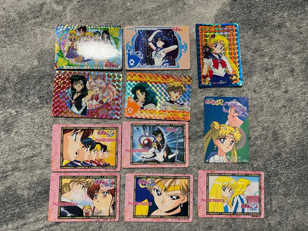 セーラームーン トレーディングカードセット　バンプレ　バンダイ　キラ　59枚
