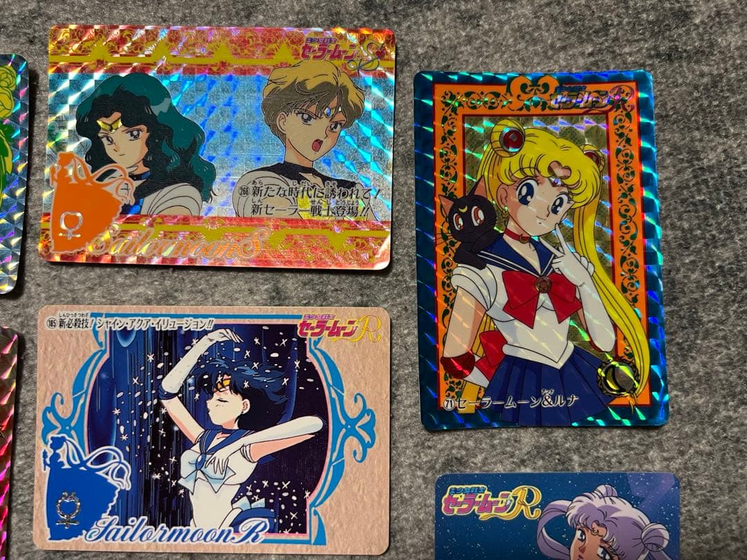 セーラームーン トレーディングカードセット　バンプレ　バンダイ　キラ　59枚