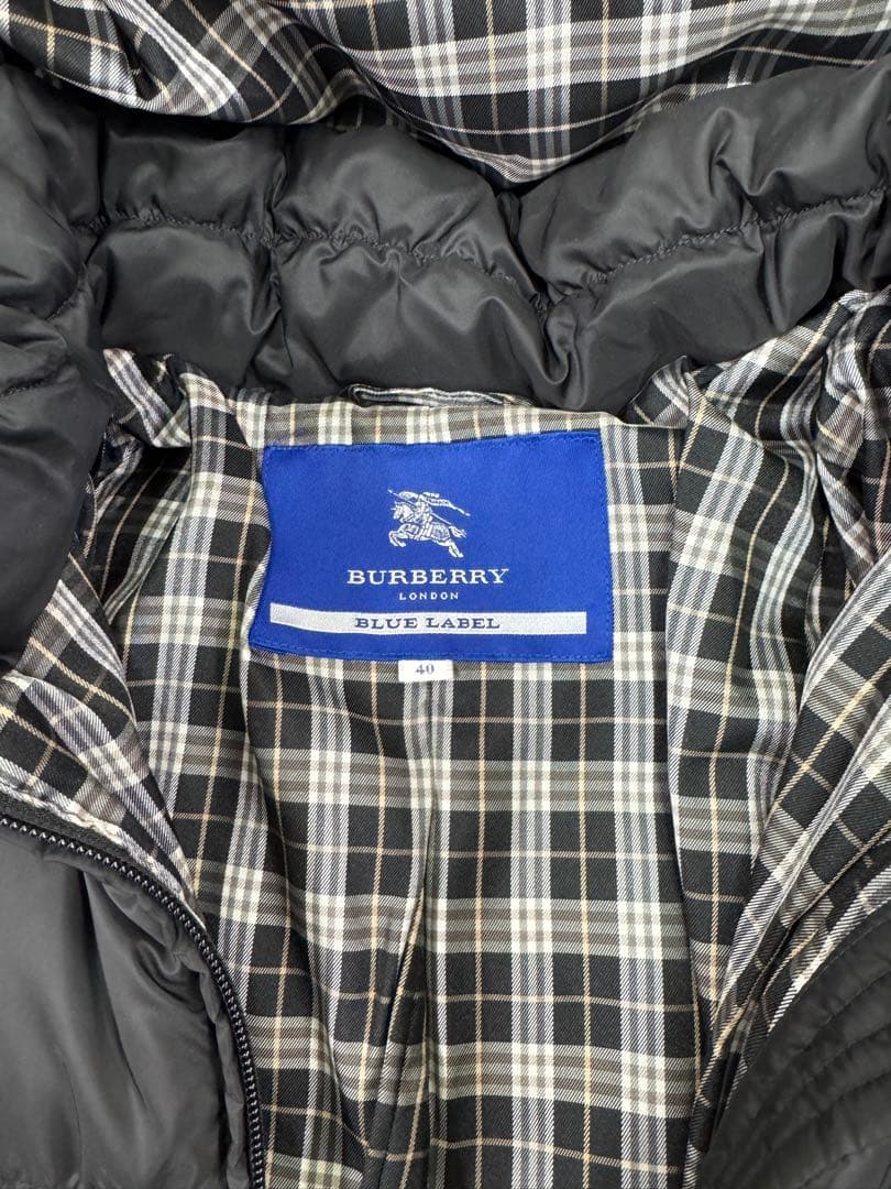 バーバリー　ブルーレーベル　ダウンコート　サイズ40