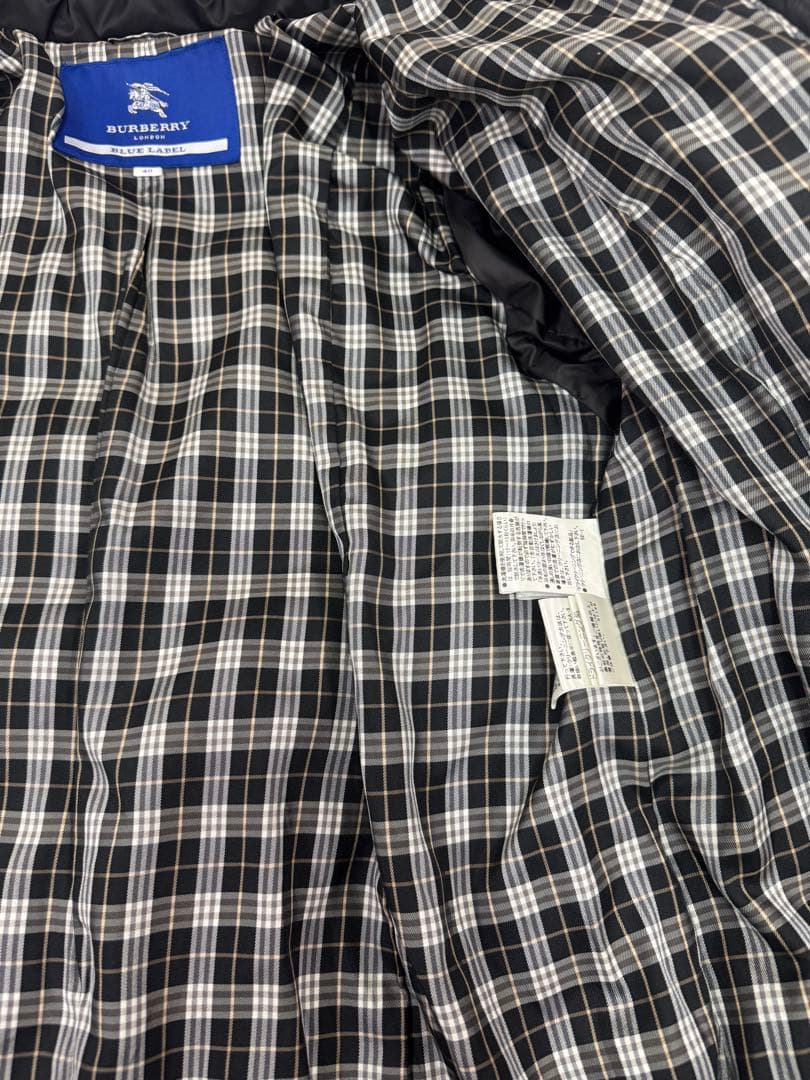 バーバリー　ブルーレーベル　ダウンコート　サイズ40