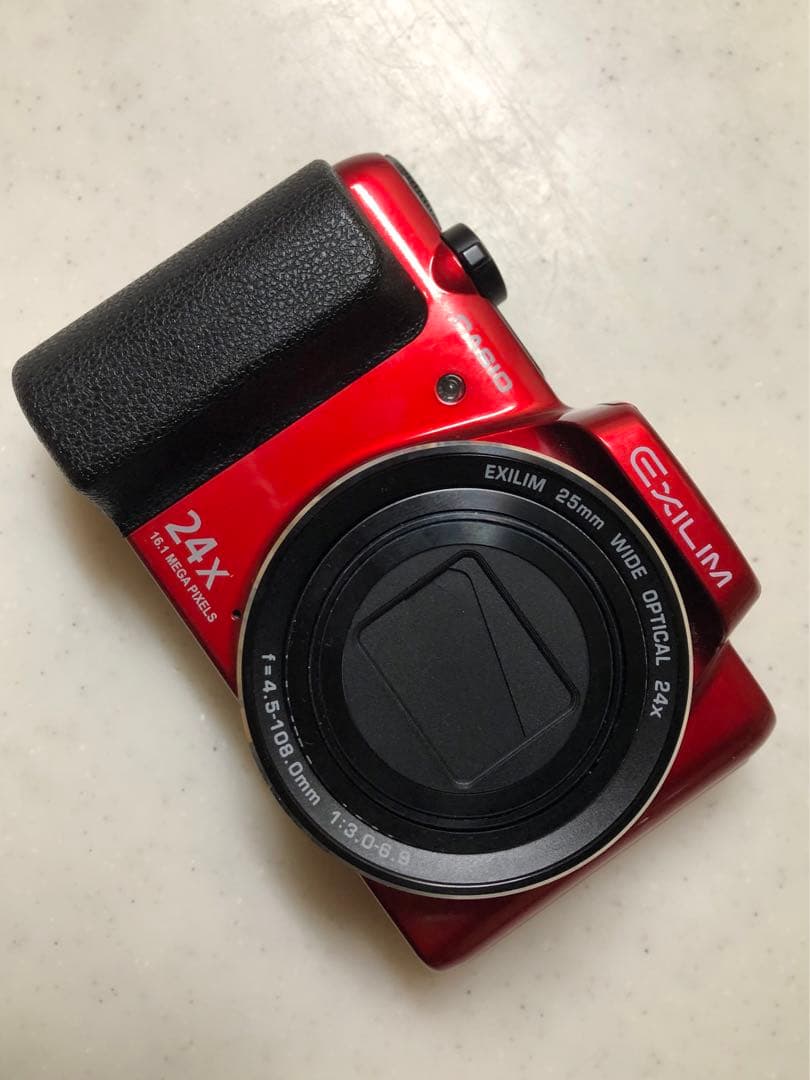 CASIO EXILIM EX-H50 カシオ コンデジ レッド