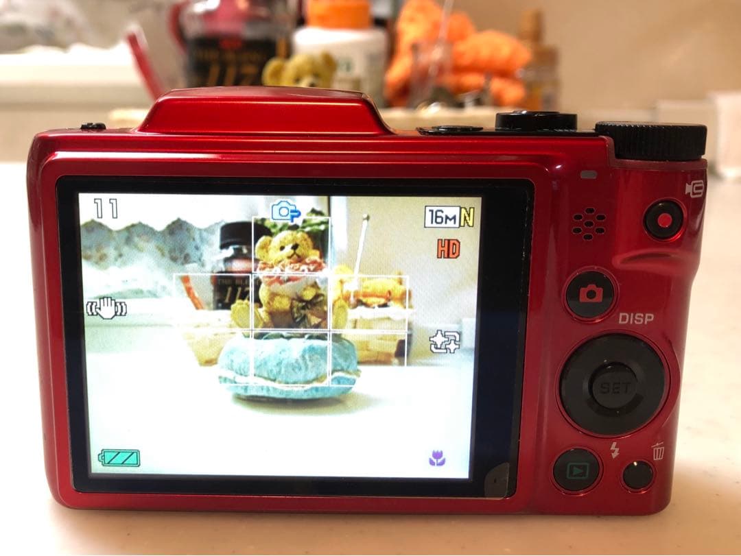 CASIO EXILIM EX-H50 カシオ コンデジ レッド