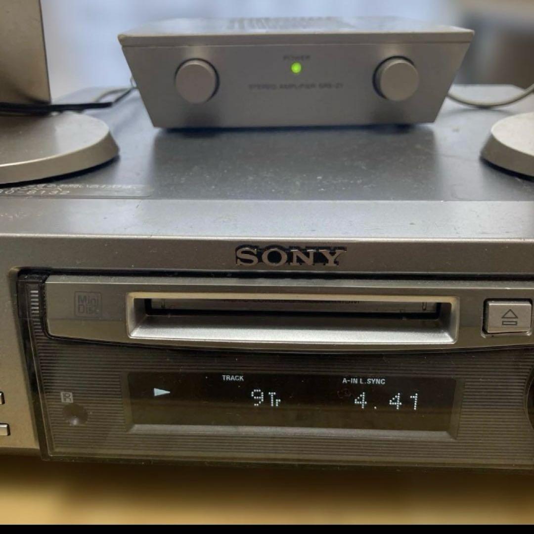 SONY MDS-S50 MD SRS-Z1スピーカーアンプセット