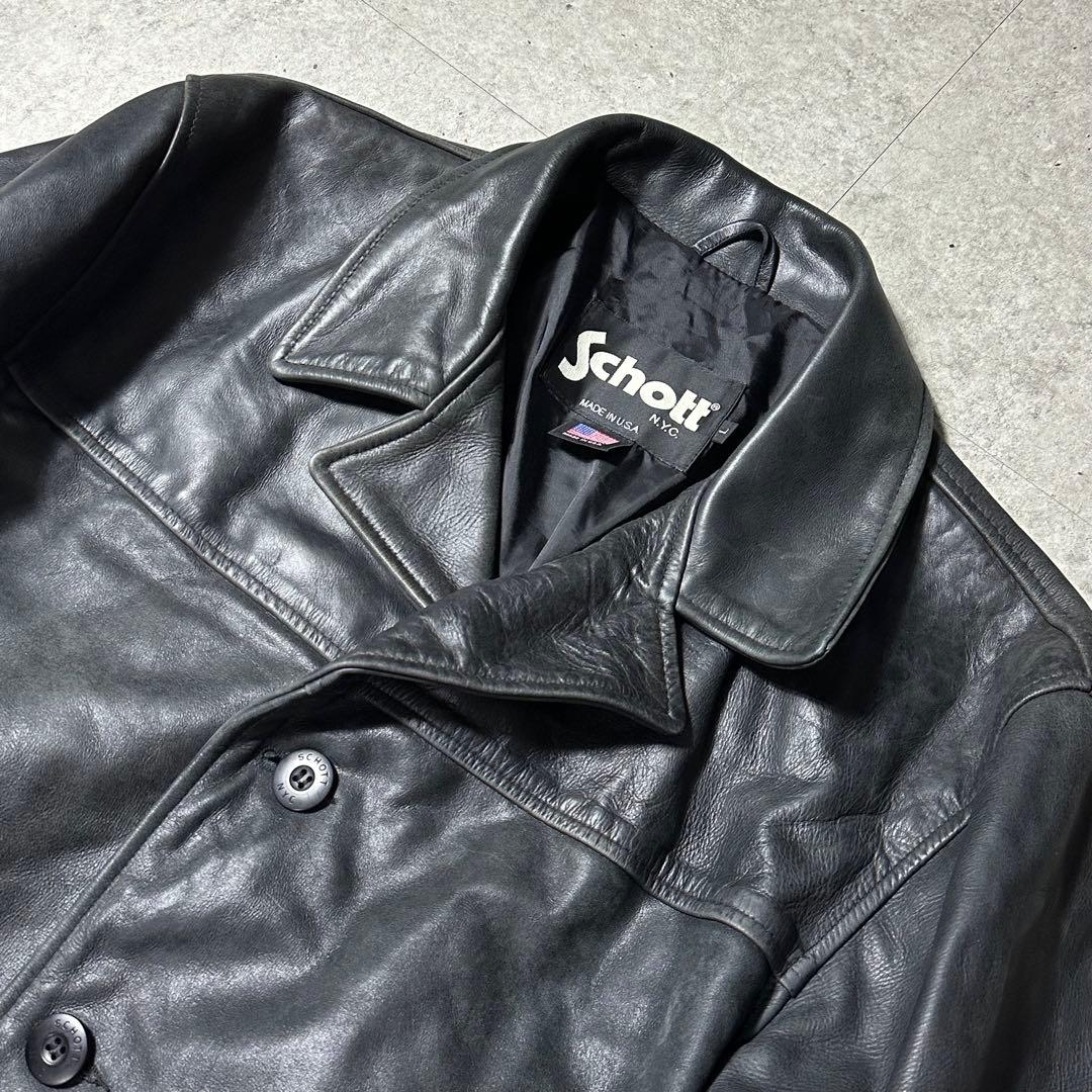Schott オールレザー カーコート L USA製