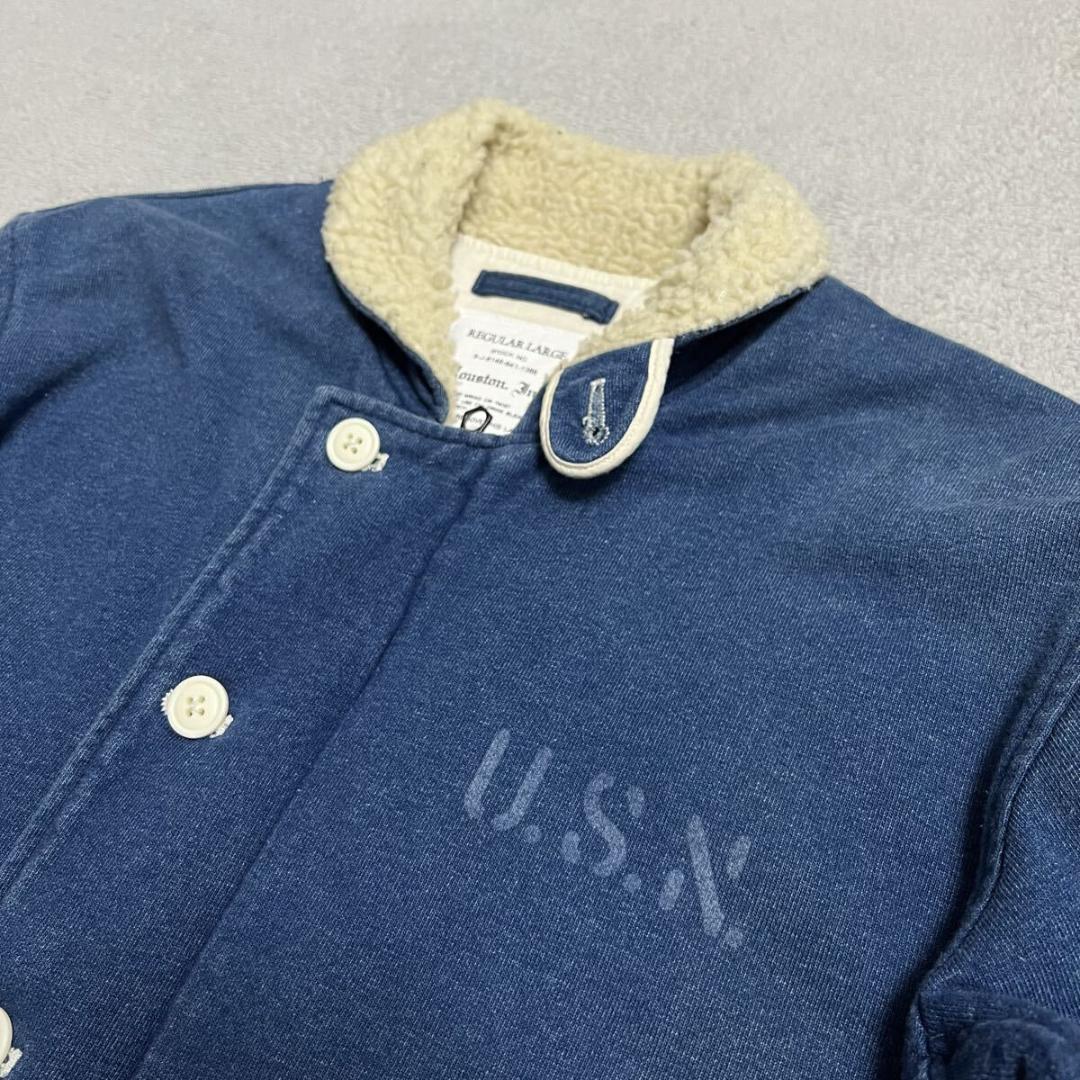 高級 HOUSTON ヒューストン N-1 デッキジャケット R-8601