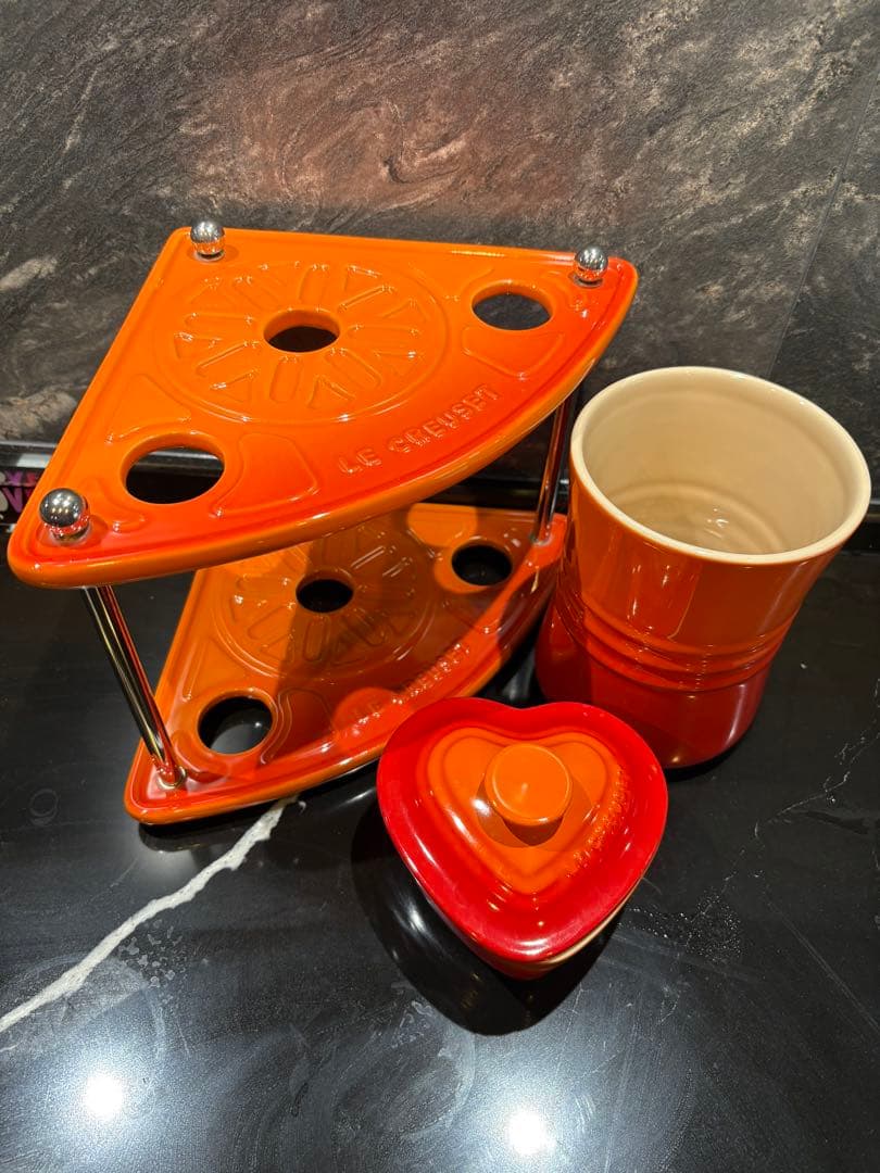 ル・クルーゼ スパイスラック 飾り棚 3点セット