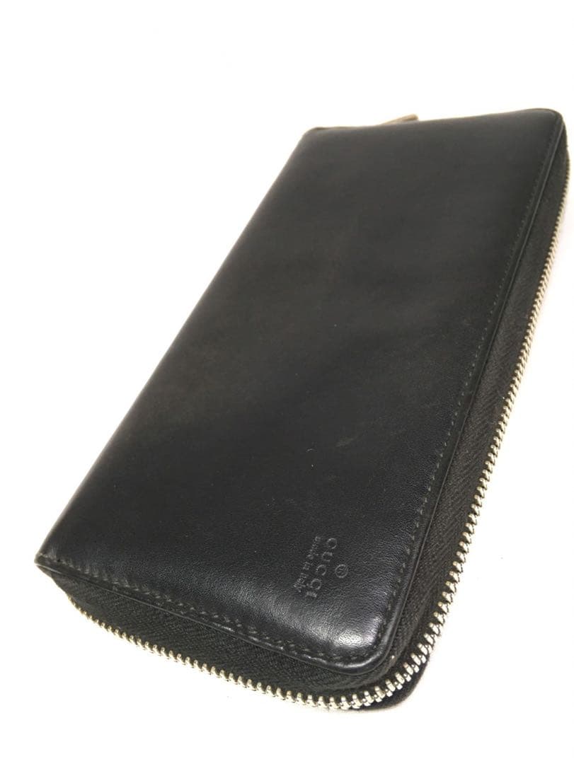 美品　グッチ　レザー　シェリーライン　長財布