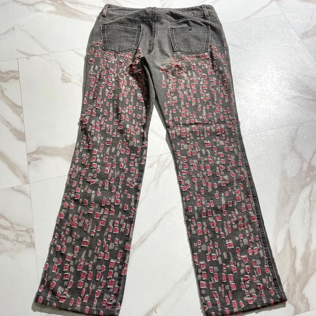 入手困難✨ シャネル CHANEL デニム 38 M ダメージ加工 ブラック