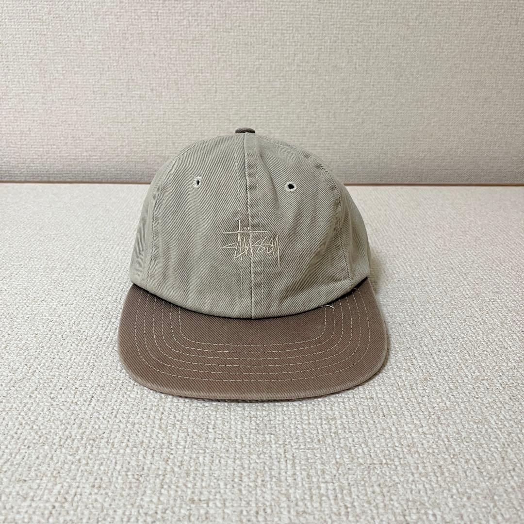 90s stussy 6パネル キャップ USA製