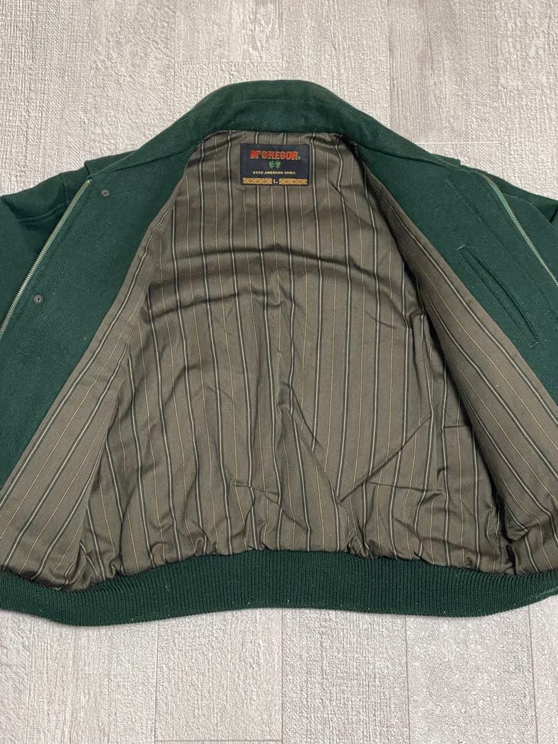 極美品!80's McGREGOR A-2 wool bomber jacket