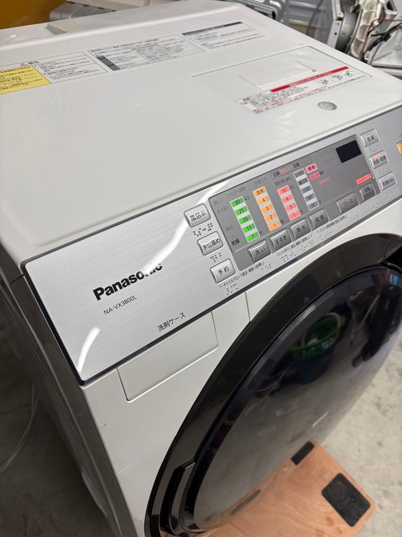 新品パーツ有 Panasonic NA-VX3800L 2017年 分解洗浄商品