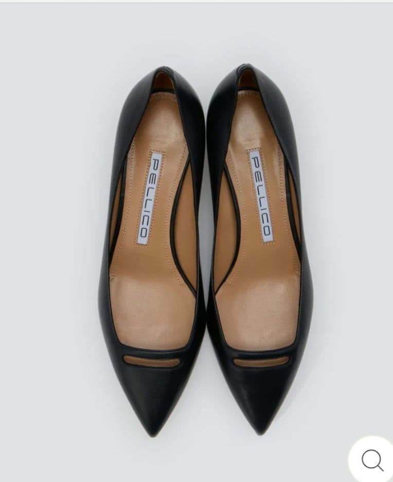 ANDREA アネッリ スムース パンプス 3.5cm ブラック　37.5