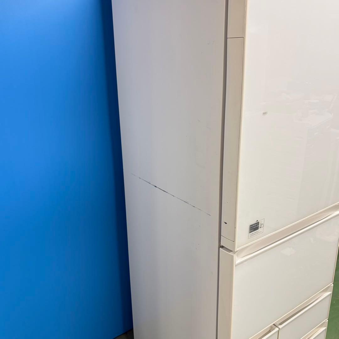 699 鏡面　ガラストップ　冷蔵庫　大型　400L強　自動製氷機　5ドア　格安