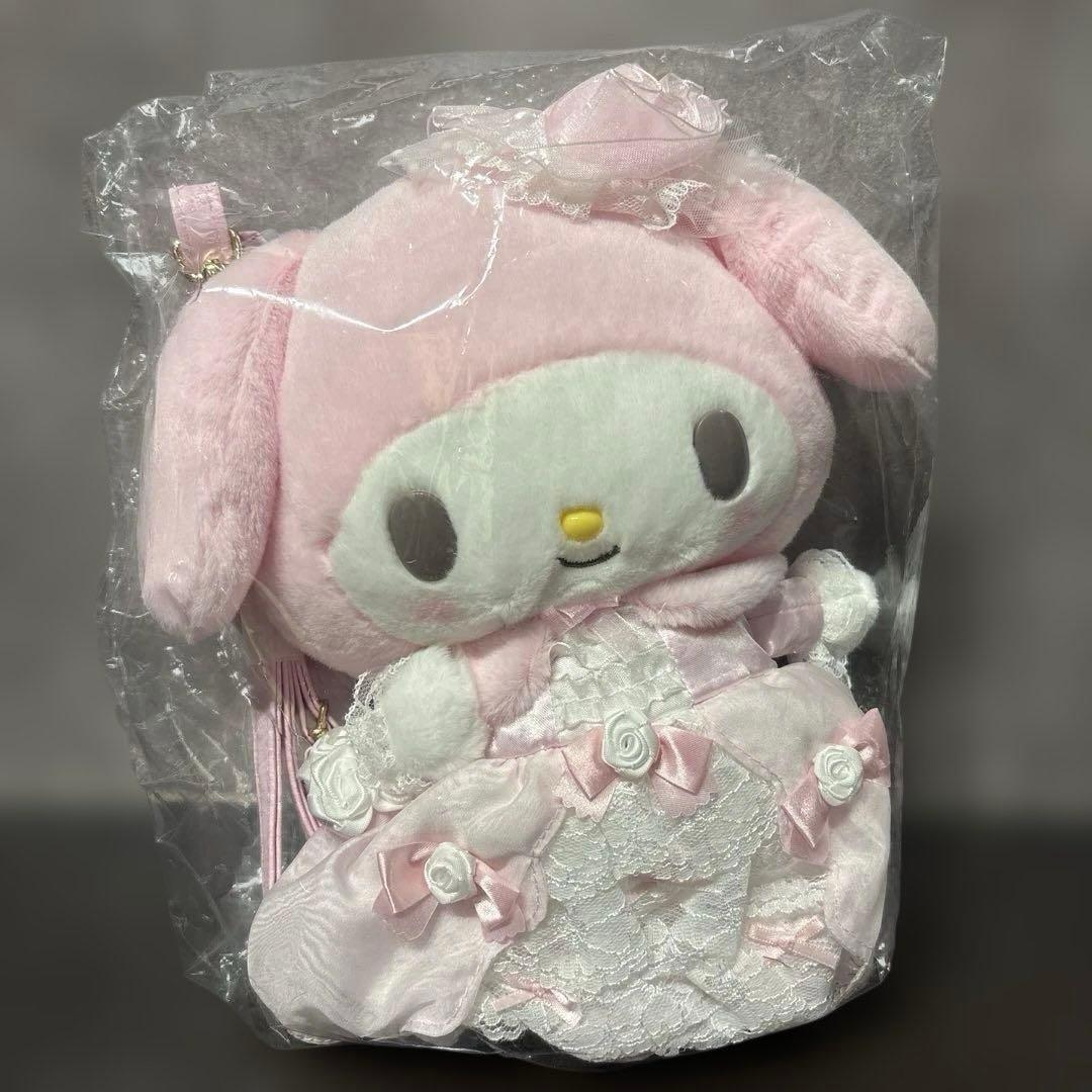 マイメロディ　レディマイメロディ　ぬいぐるみ風ショルダーバッグ　サンリオ