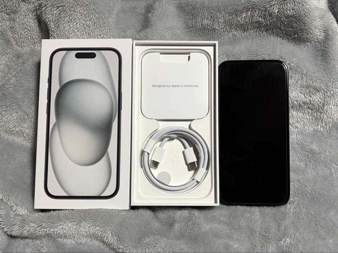 iPhone 15 256GB 最大容量90% ブラック