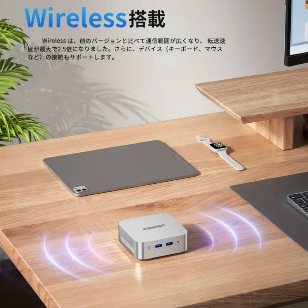 【新品】ACEMAGIC Vista Mini V1 N150 ミニPC 黒