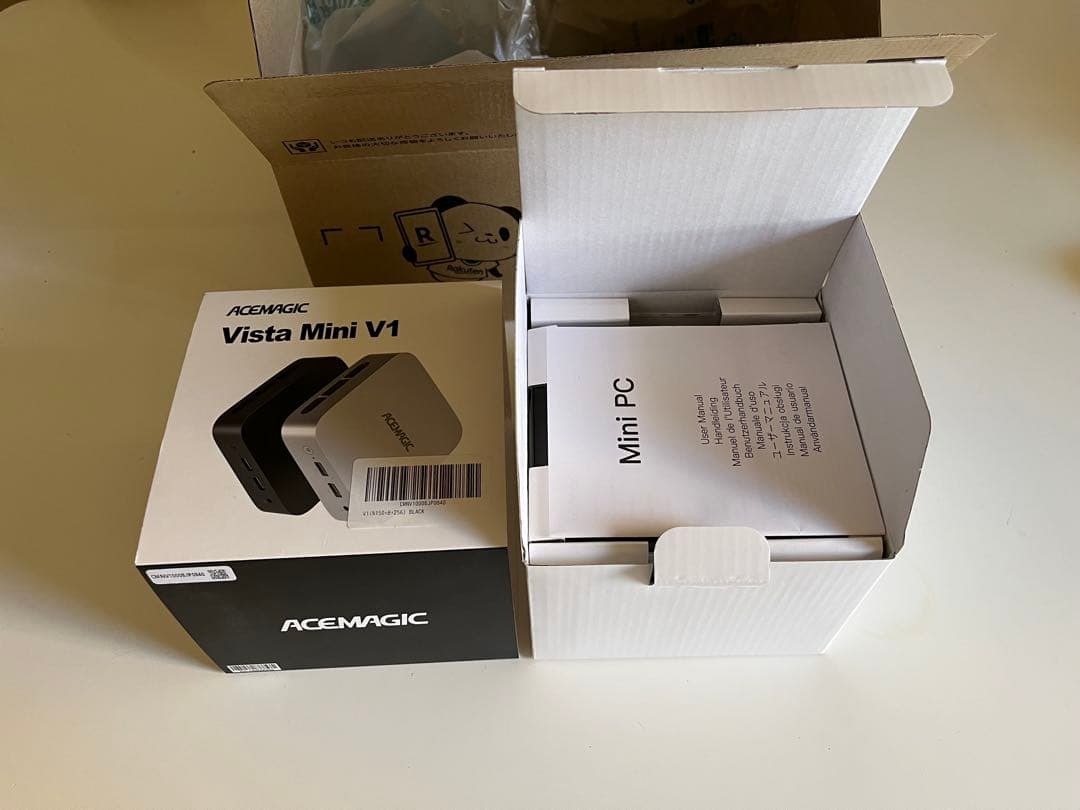 【新品】ACEMAGIC Vista Mini V1 N150 ミニPC 黒