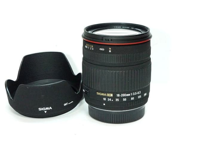■ペンタックス用　SIGMA 18-200mm F3.5-6.3 DC