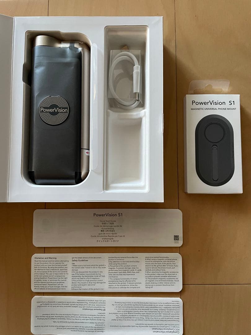 スマホ用ジンバル　Power Vision S1 アクセサリー付き