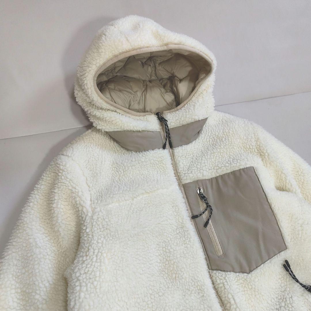 【TAION】SHIPS別注　ボアリバーシブルダウンコート