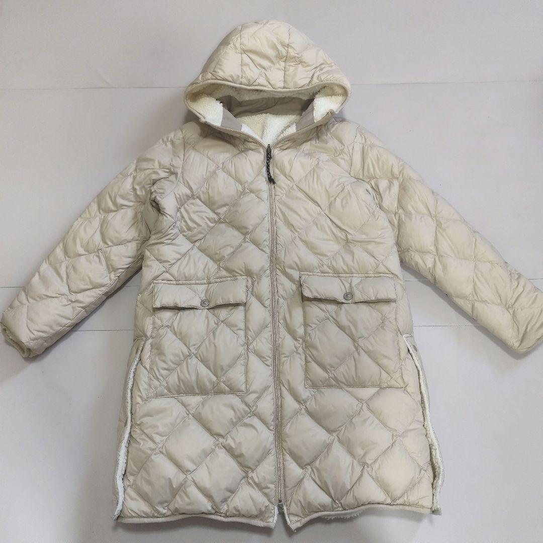 【TAION】SHIPS別注　ボアリバーシブルダウンコート