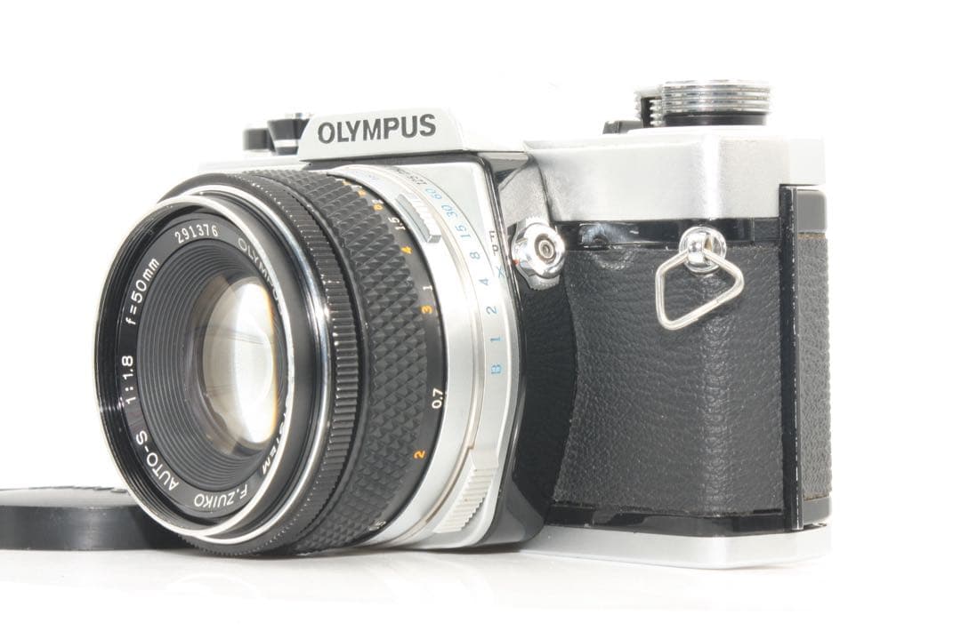 整備品　OLYMPUS OM-1 フィルムカメラ 50mm f1.8 レンズ付き