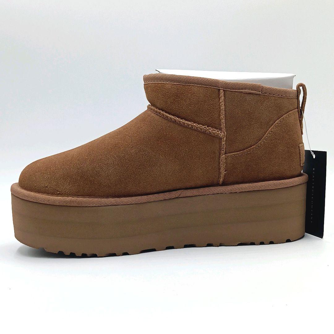 【未使用】アグ UGG クラッシック 厚底 ムートンブーツ 25cm