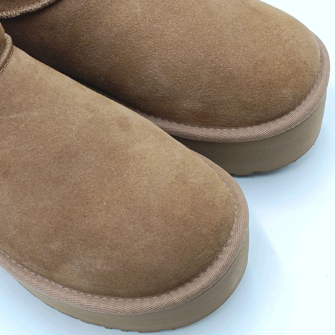 【未使用】アグ UGG クラッシック 厚底 ムートンブーツ 25cm