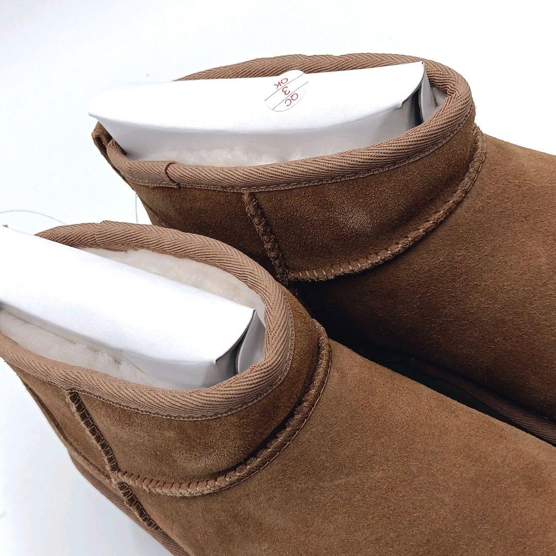 【未使用】アグ UGG クラッシック 厚底 ムートンブーツ 25cm