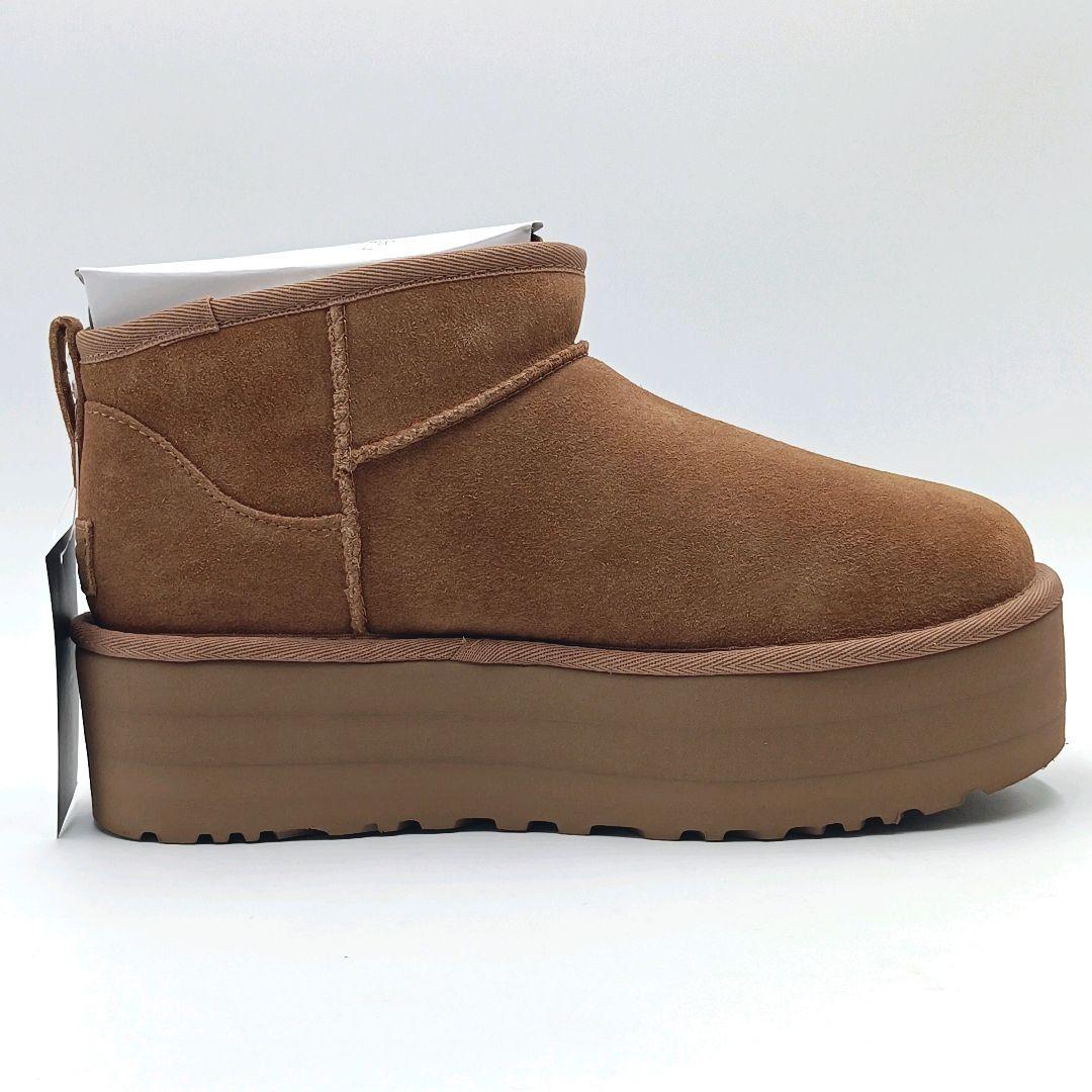 【未使用】アグ UGG クラッシック 厚底 ムートンブーツ 25cm