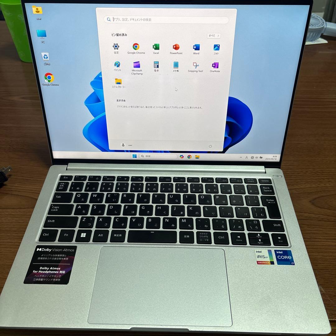 DAIV mouse B5サイズノートPC 12世代