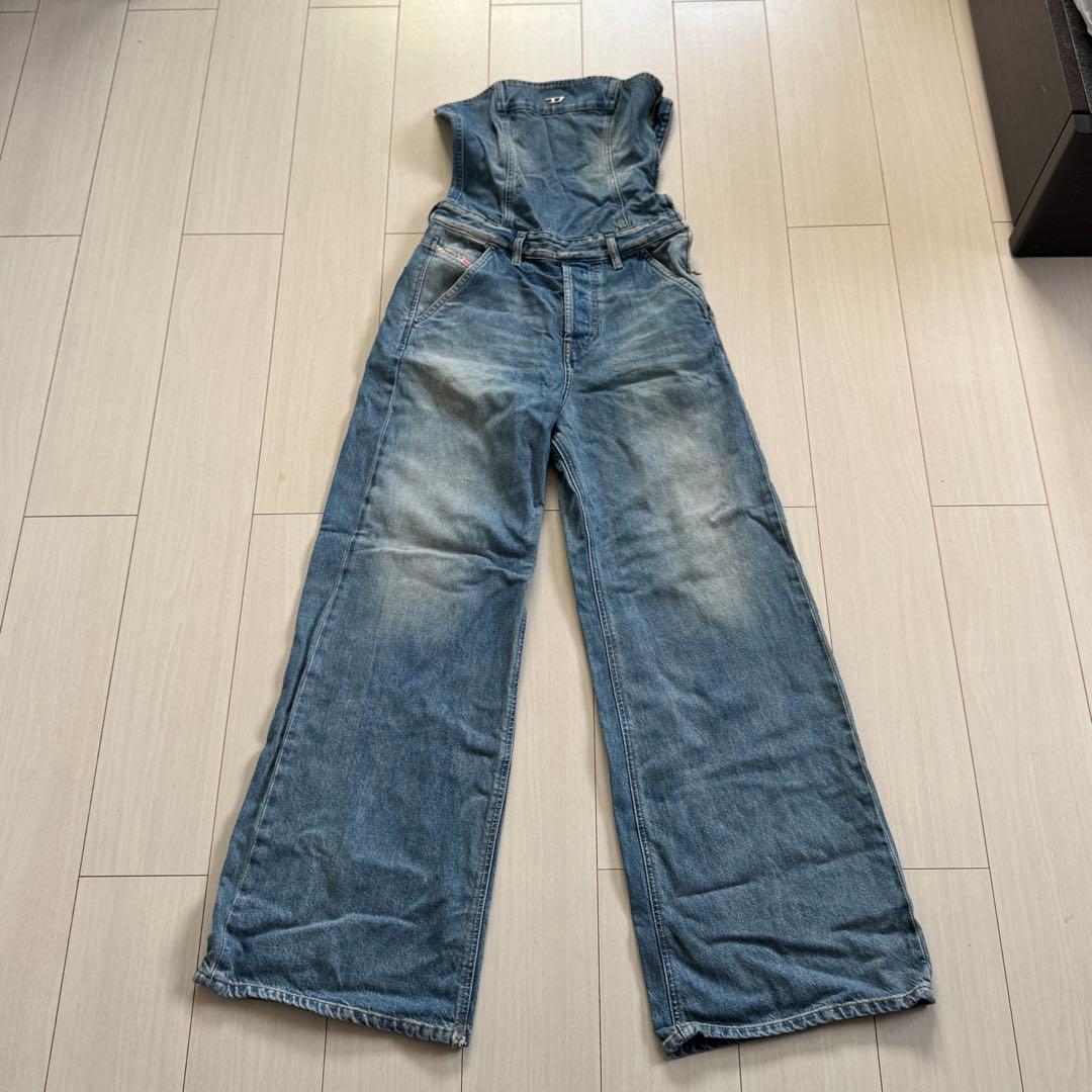 DIESELデニムオーバーオール ライトブルー