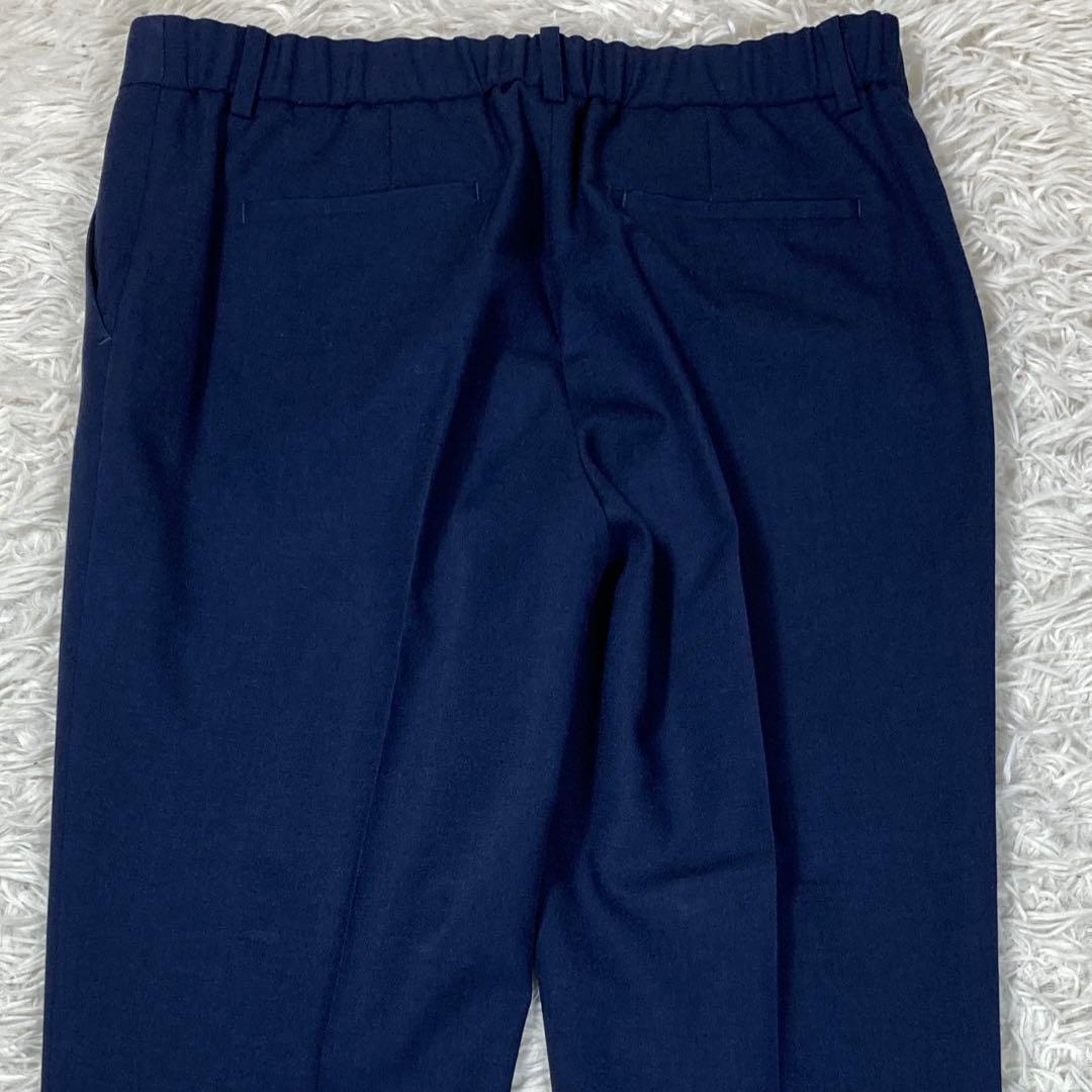 レミュー　アオキ　ネイビー　銀ボタン　ストレッチ素材　ウォッシャブル　サイズXL