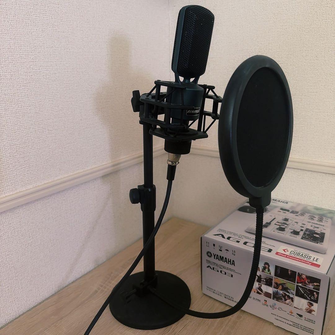 の*す様 YAMAHA AG03 ミキシングコンソールマイクセット