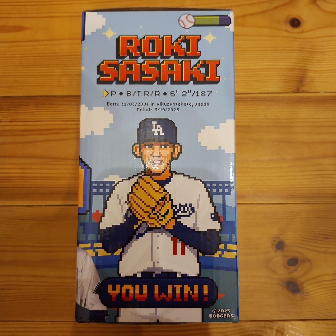 佐々木朗希　ボブルヘッド　ドジャース