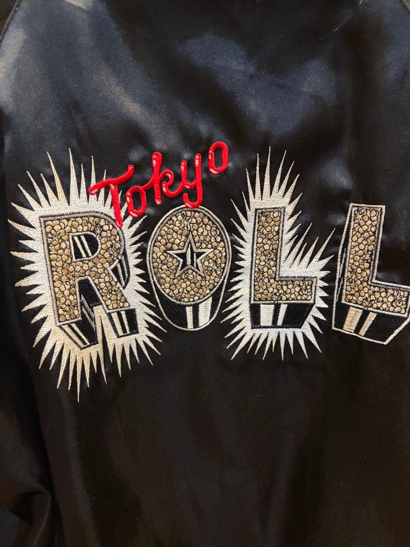 ROLL × 勝手にしやがれ スカジャン スカジャン ベロア素材刺繍