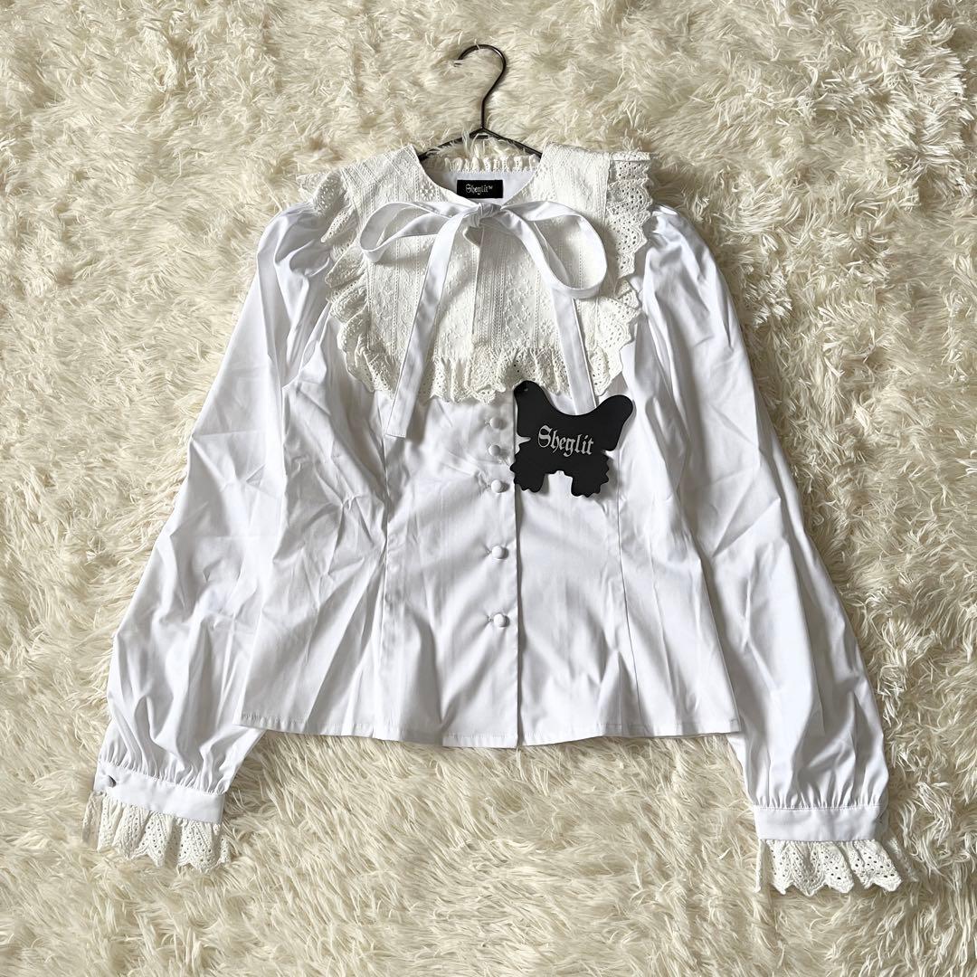 Sheglit シェグリットAlicia レースブラウス 長袖 ロリータ　長袖